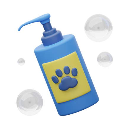 Champú para mascotas  3D Icon