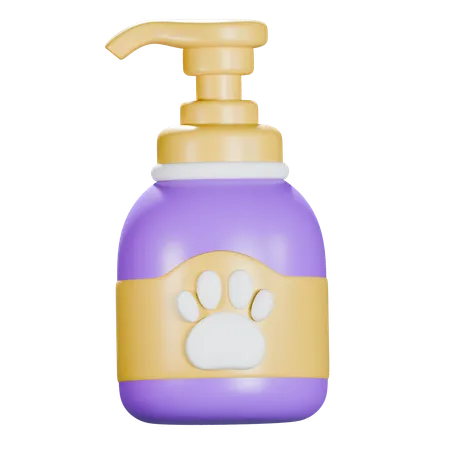 Champú para mascotas  3D Icon