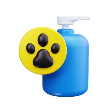 Champú para mascotas  3D Icon