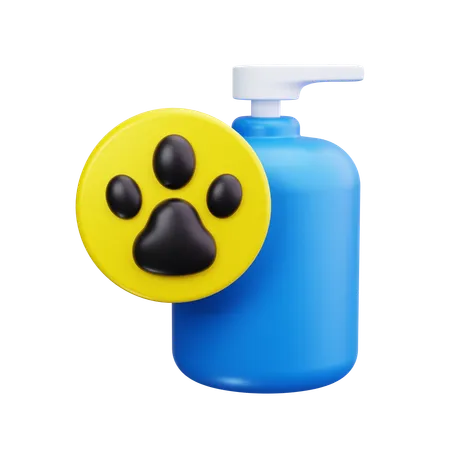 Champú para mascotas  3D Icon