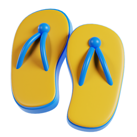 Chanclas  3D Icon