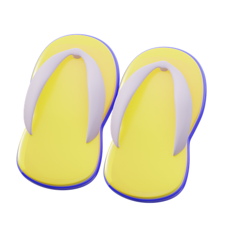 Chanclas  3D Icon