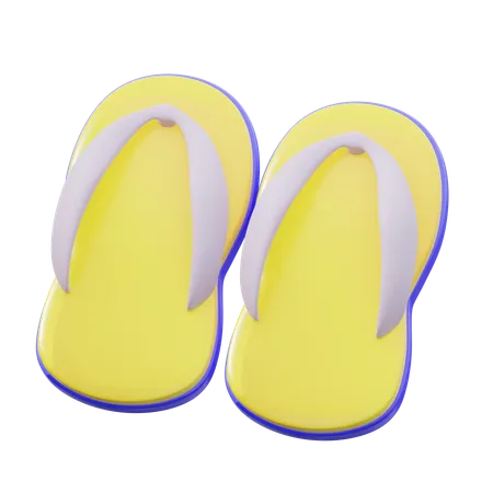 Chanclas  3D Icon