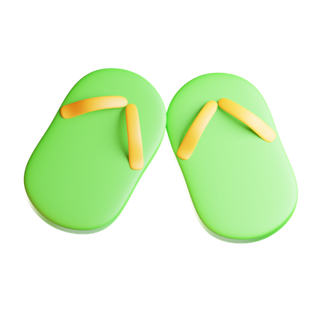 Chancletas  3D Icon