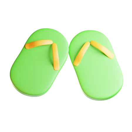 Chancletas  3D Icon