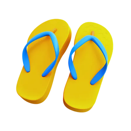 Chancletas  3D Icon