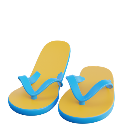 Chancletas  3D Icon