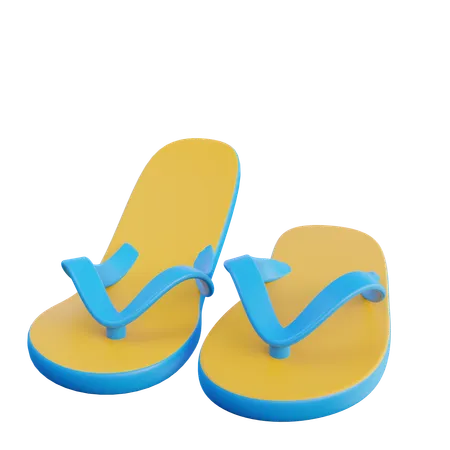 Chancletas  3D Icon