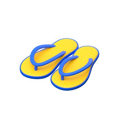 Chancletas  3D Icon