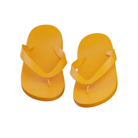 Chancletas  3D Icon