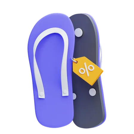 Chancletas  3D Icon