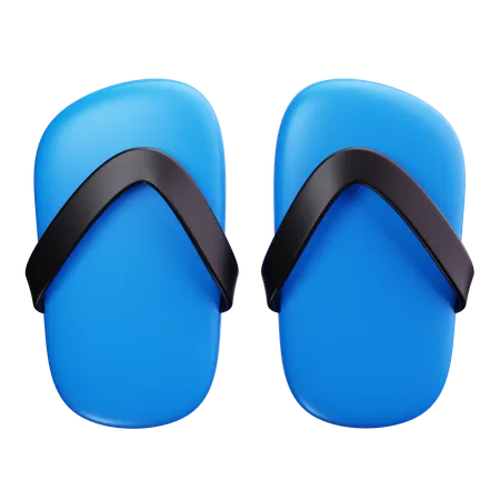 Chancletas  3D Icon