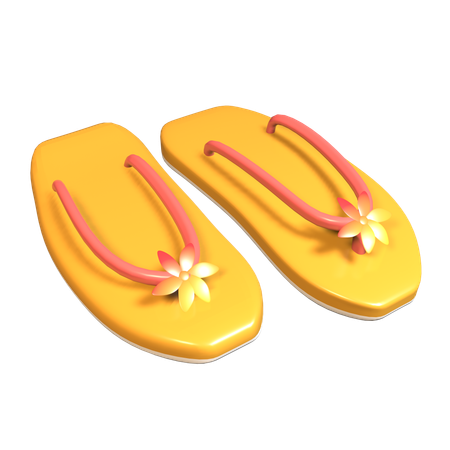 Chanclas  3D Icon