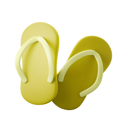 Chanclas  3D Icon