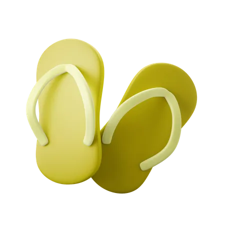 Chanclas  3D Icon