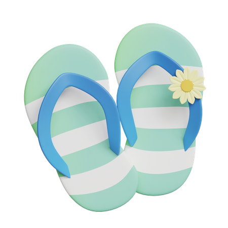 Chancletas  3D Icon