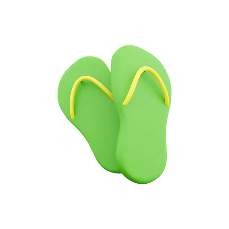 Chanclas  3D Icon