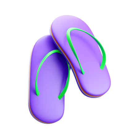 Chancletas  3D Icon