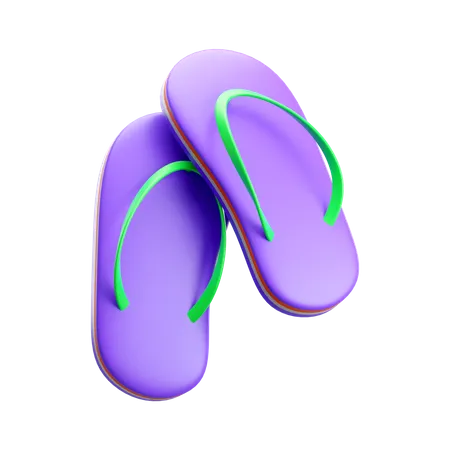 Chancletas  3D Icon