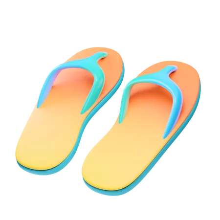 Chanclas  3D Icon