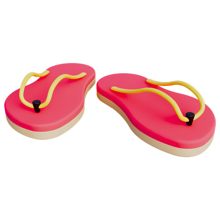 Chancletas  3D Icon