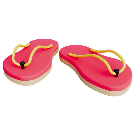 Chancletas  3D Icon