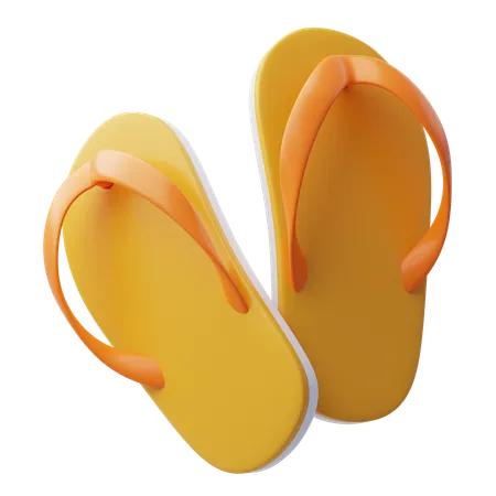 Chanclas  3D Icon