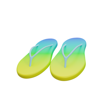 Chanclas  3D Icon