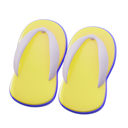 Chanclas  3D Icon