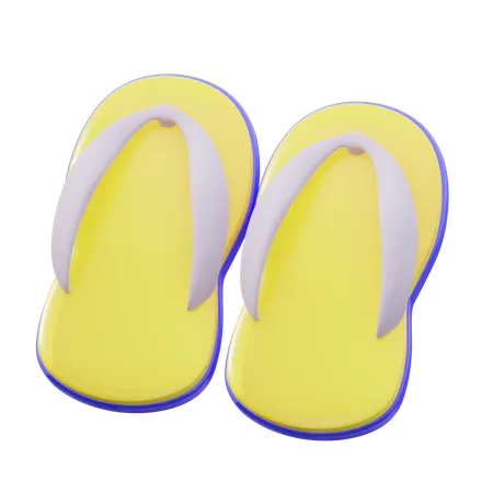 Chanclas  3D Icon