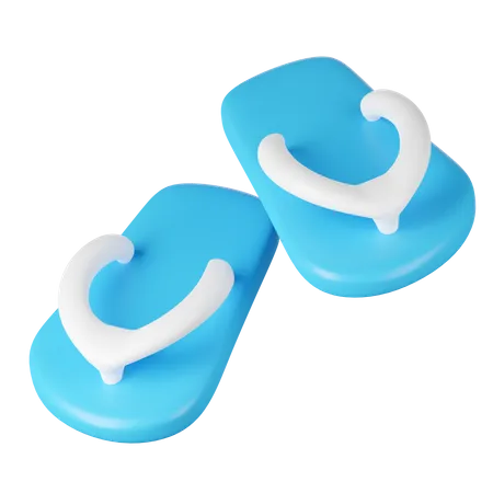 Chanclas  3D Icon