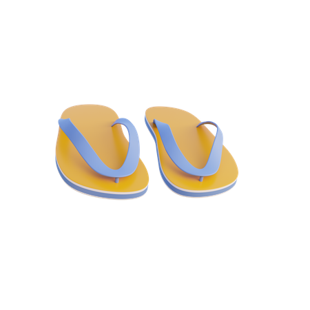 Chancletas  3D Icon