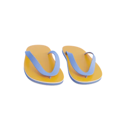 Chancletas  3D Icon