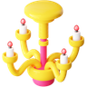 3d chandelier emoji