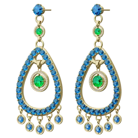 Chandelier Earrings  3D Icon