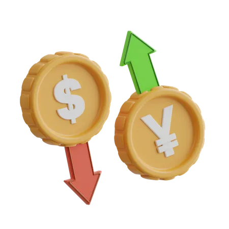 Échange de devises  3D Icon