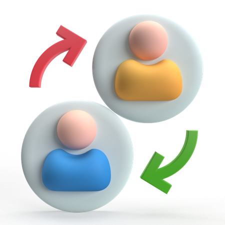 Change Account  3D Icon