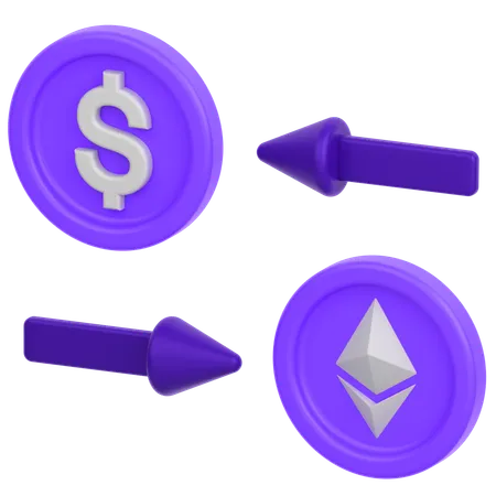 Change Coin 5  3D Icon