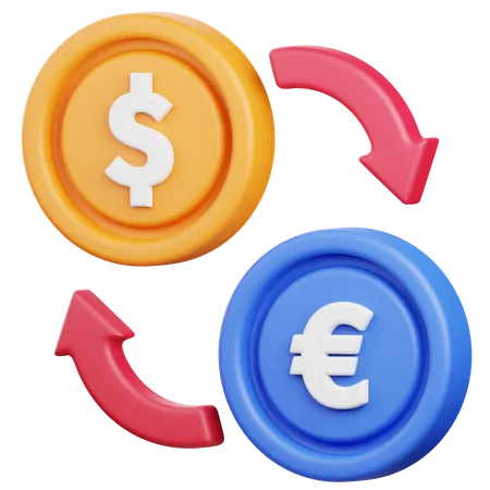 Échange de l'argent  3D Icon