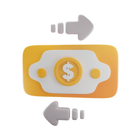Échange de l'argent  3D Icon