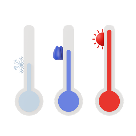 Changement climatique  3D Icon