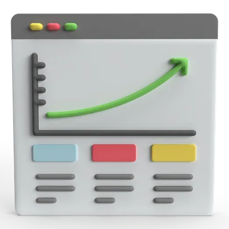 Channel Growth  3D Icon