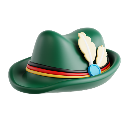 Chapeau bavarois  3D Icon