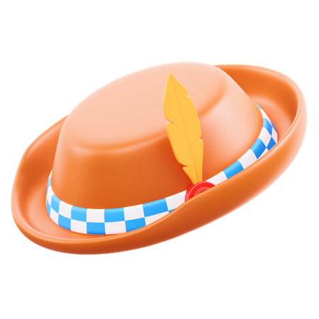 Chapeau bavarois  3D Icon