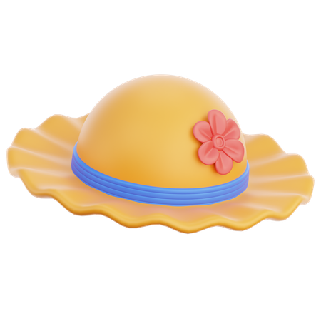 Chapeau d'été  3D Icon