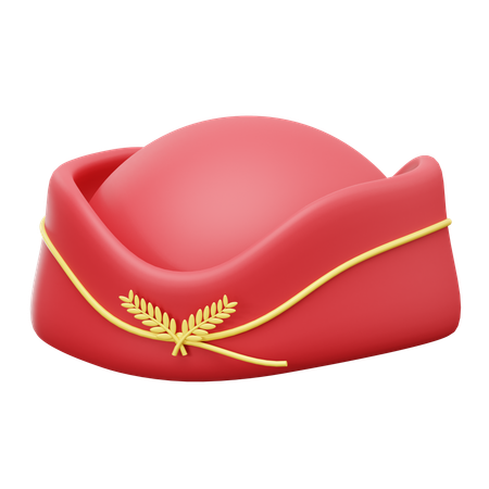 Chapeau d'agent de bord  3D Icon