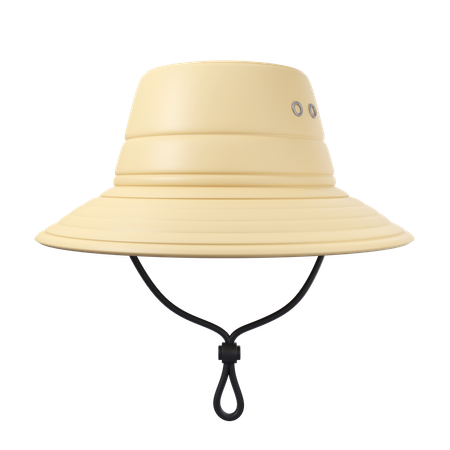 Chapeau de camping  3D Icon