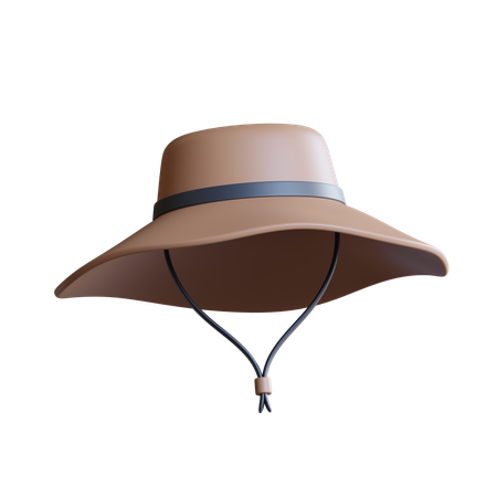 Chapeau de camping  3D Icon