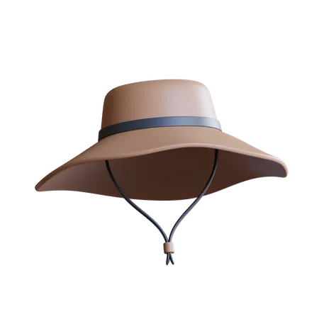 Chapeau de camping  3D Icon