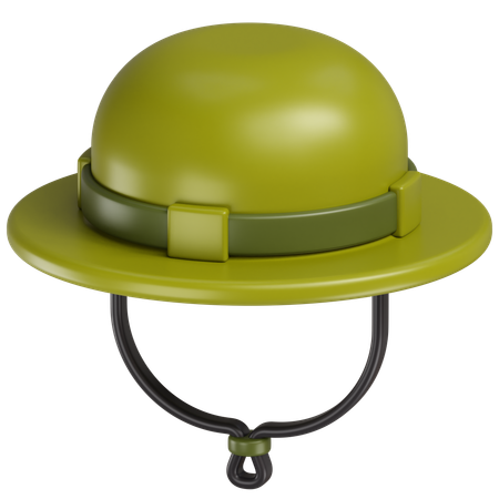 Chapeau de camping  3D Icon